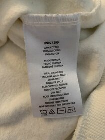 DKNY bavlněná bílá mikina - 5