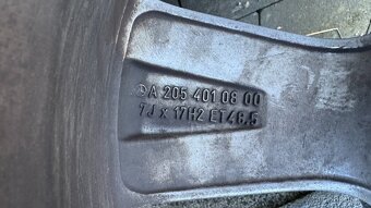 Orig Alu kola Mercedes vc letnich pneu. 225/50r17 - 5