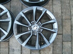 Alu disky Procyon 17" antracit original Fabia IV - 5