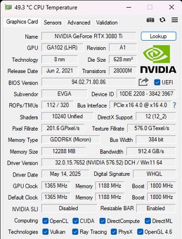 EVGA RTX 3080ti FTW3 ULTRA - 5