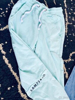 Sada dívčích kalhot - Zara, SAM,Benetton vel.9let top stavu - 5