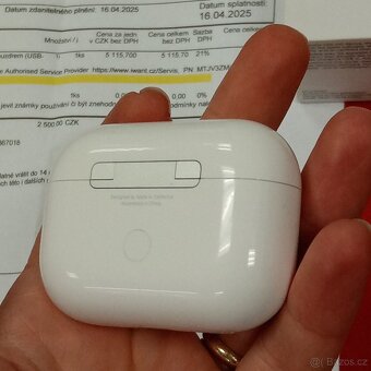 Apple AirPods Pro 2gen (2023) MTJV3M/A záruka 4/2027 Smarty - 5