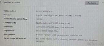 Herní PC i7 8700 - 5