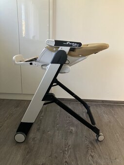 Jídelní židlička Peg Perego Siesta Follow Me Beige - 5