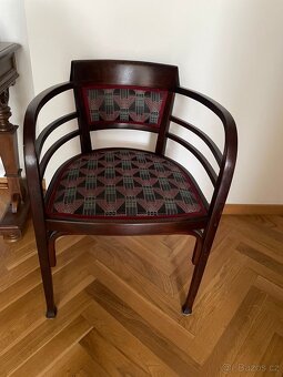 Starožitný stůl + židle - 5