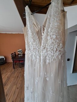 Svatební šaty vel. 38-40 - 5