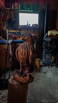 Dřevěné sochy do zahrady - 5