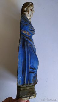 Dřevěná soška panny Marie svatohorské 18-19.stol. - 5
