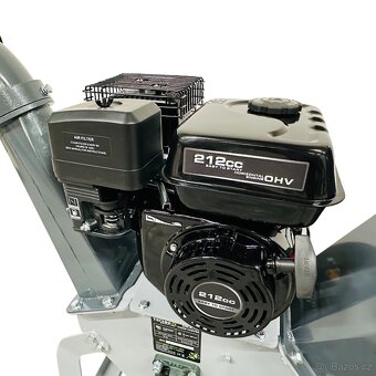 Benzínový drtič větví do 10 cm -TECHNIX DR-X100 - 5