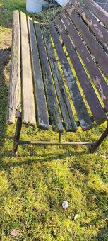 Zahradni lavička na opravu - 5