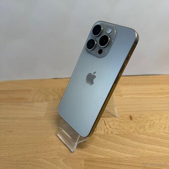 iPhone 15 Pro 256GB, nature, 100% baterie, eSIM (rok záruka) - 5