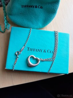 Tiffany and co řetízek Stříbrný - 5