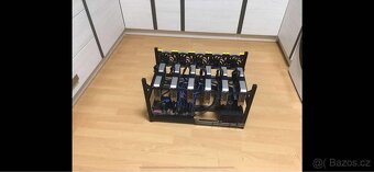 Mining rig 6× RTX 3060 Ti FE – kompletní, top stav - 5