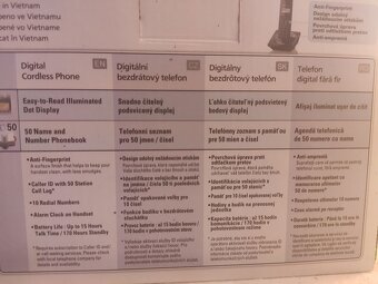 Bezdrátový telefon Panasonic KX-TG1711FX - 5