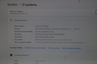 HP Elitedesk 705 G4 A10/12GB/SSD 256GB M.2/záruka - 5