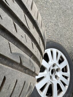 Alu kola 5x112 Audi + letní pneu 225/55 R16 - 5