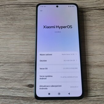 Xiaomi Redmi Note 14 5G -6.67" P-OLED 8+4GB RAM/256GB ROM - 5