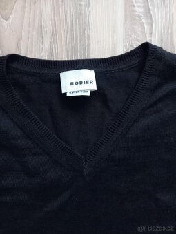 Černé vlněné šaty - 5