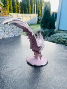 porcelánová soška Páv Schlagenwald Slavkov - 5