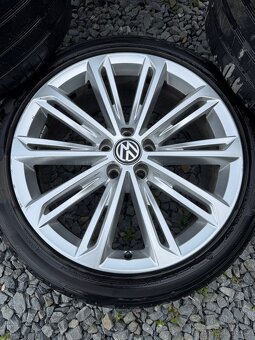 ALU r19 R-Line Passat b8 originál VW vč. pneumatik - 5