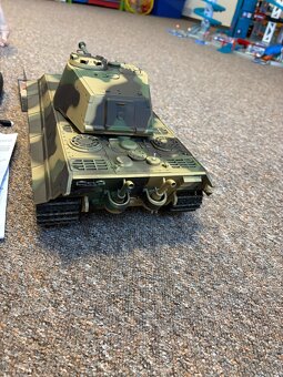 RC tank 1:16 Königstiger věž Henschel (IR/BB, kov. převodovk - 5