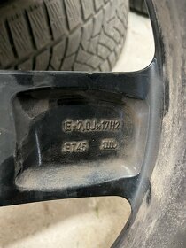 Disky 17' + zimní pneu originál Audi - 5