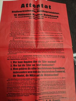 Protektorát - faksimile Atentát na R. Heydricha - 5