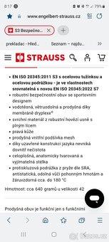 Prodám úplně nové boty značky strauss - 5