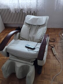 Masážní křeslo, starší funkční, stěhování-nemám misto - 5