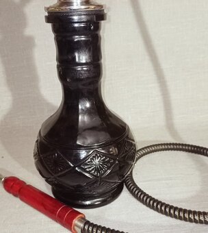 Vodní dýmka černá 63 cm - 5