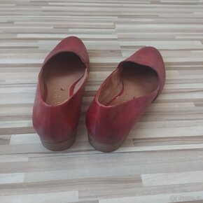 DÁMSKÉ MOKASÍNY | BORDÓ ČERVENÉ - 5