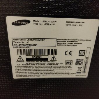 LED TV Samsung 32" UE32J4100 - vada podsvícení - 5