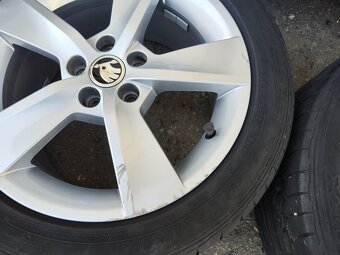 16"letní alu sada Dione 5x100 origo Škoda Rapid Fabia Polo - 5