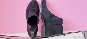 ČERNÉ KOTNÍKOVÉ BOTY-PŘECHODOVÉ-C&A-vel. 37 - 5