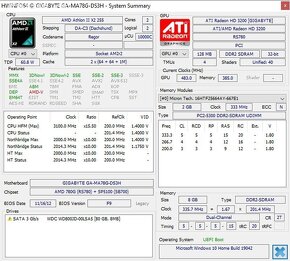 AMD Athlon II X2 255 2x3.1Ghz s.AM2+/AM3 - 5