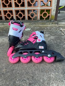 Dětské kolečkové brusle Powerslide Khaan Junior SQD Pink - 5
