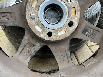 4x alu disky Ronal 5x112 R16, letní pneu 50% - 5