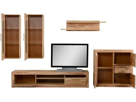 Obývací stěna Stefi - Jádrový buk masiv Germany - 5