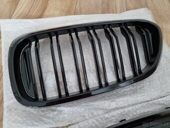 CERNA MASKA GRIL BMW rad 5 model G30 G31 G38 - 5