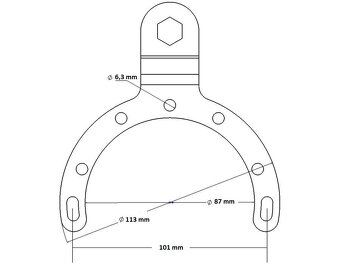 RAM Mounts na víčko nádrže BMW / Kawasaki - 5