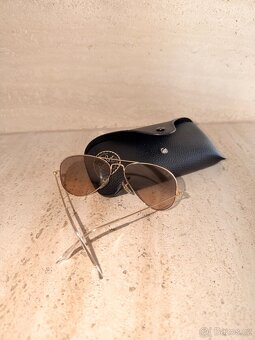 Sluneční brýle Ray-Ban Aviator (zlaté/hnědé) - 5