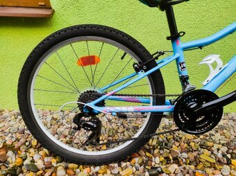 Značkové dětské kolo SUPERIOR 24" (světle modrá) - 5