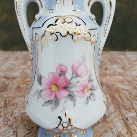 Retro váza a malá žardiniéra, Royal Dux. - 5
