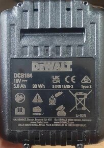 DEWALT DCB184 XR 18V 5,0Ah Li-Ion BATERIE - 5
