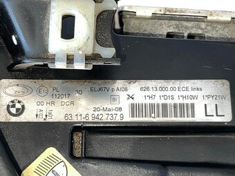 Levý bixenon světlo 63116942737 BMW 320 E91 touring 2008 - 5