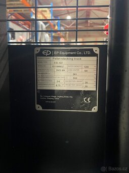 Vysokozdvižný vozík elektrický ESL122 3316mm Li-ion, použitý - 5