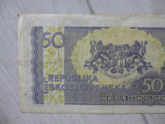 50 korun Československých -Štefánik serie JG - 5