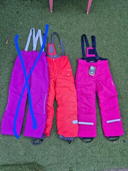 5x bunda + 2x oteplováky, vel. 140,146,152 - 5