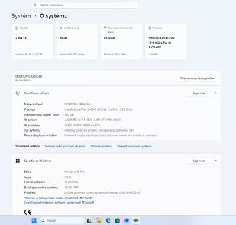 Herní PC Montech White RGB/i5-6500/RX570 8GB/16GB RAM/Win11 - 5