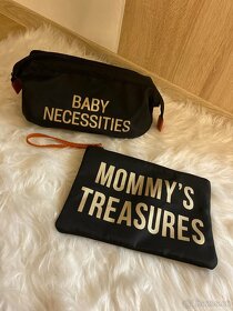 Nová černá cestovní taška s popruhem přes rameno Mommy Bag - 5